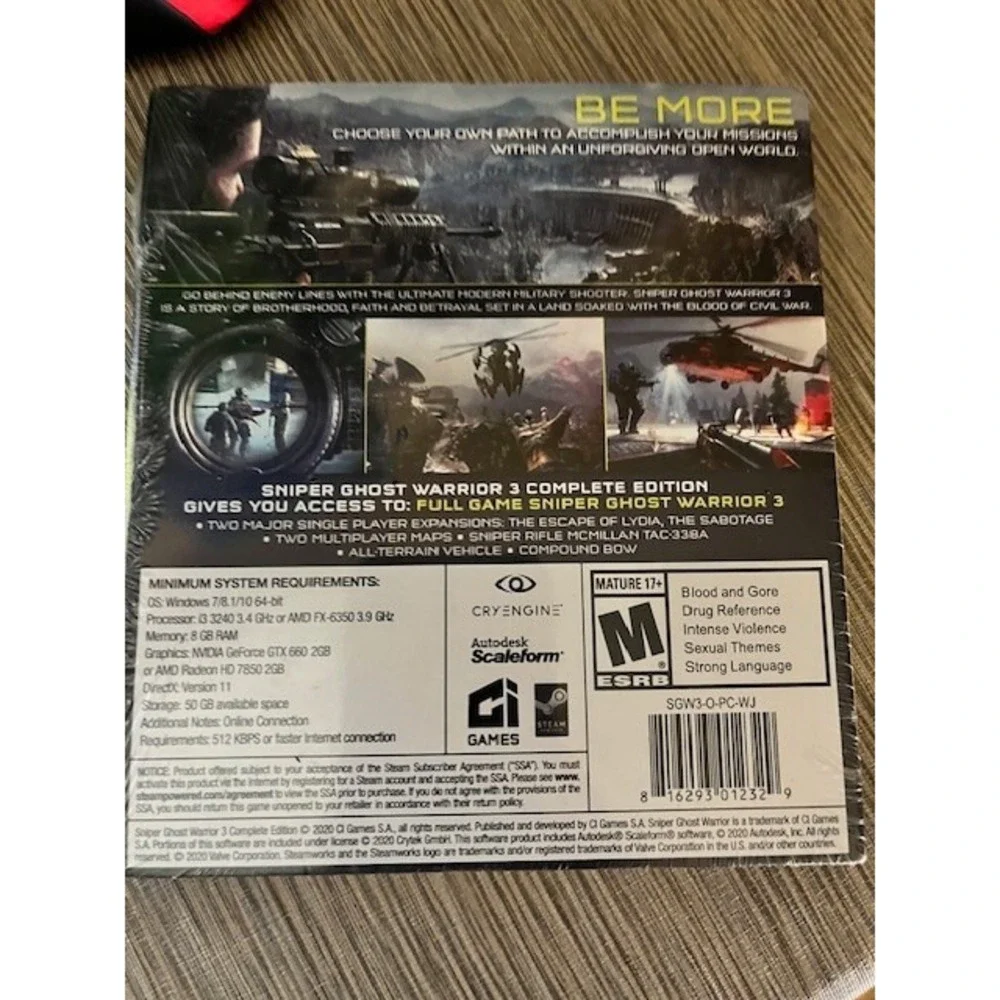 Sniper3 Ghost Warrior PC Game New‎